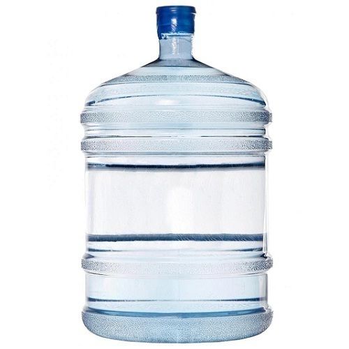 Light Weight And Round Screw Cap Plastic Drinking Water Bottle, 20 Liter