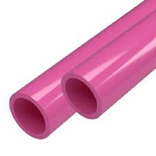 Long Lasting And Light Weight Pink Pvc Plastic Pipe For Commercial Use