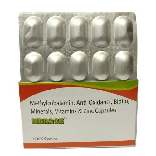 Methylcobalamin Anti Oxidants Biotin Minerals Vitamins And Zinc Capsules Mbrace Mbrace Capsules