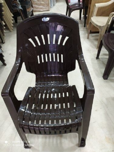 Premium Quality Lightweight Long Term Service Freedom Brown Nilkamal Plastic Chair