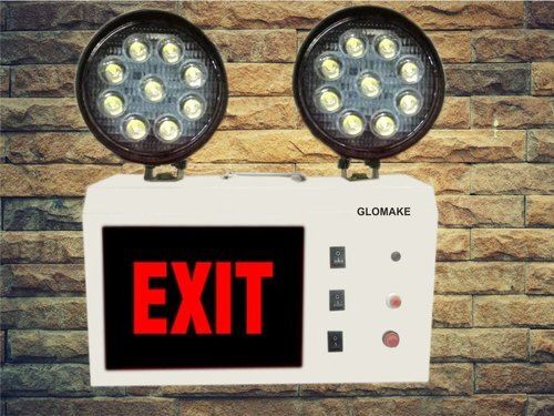 Rectangular Shape Led Exit Sign Board Used In Auditorium Application: Electric