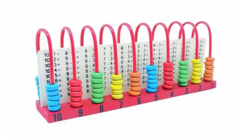 Multi Color Multicolored Wooden Abacus For 3 Years And Above, Dimensions 0.3 X 12.5 X 6.9 Cm 