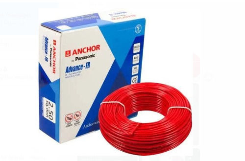 Anchor Red Pvc Insulated Copper Wire, Size 2.50sq.Mm With 90 Meter Length