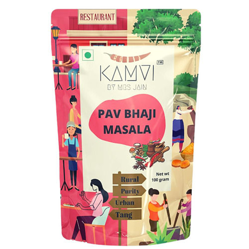 Authentic Mumbai Style Pav Bhaji Masala Powder (100 Gram Standup Zipper Pouch) Shelf Life: 11 Months