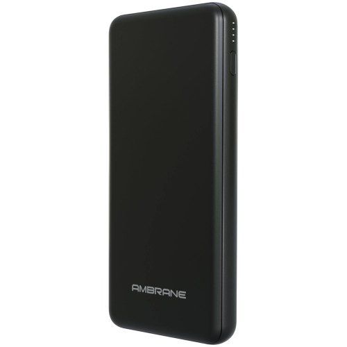 Black Lithium Polymer Power Bank With Pocket Fit Lightweight And Portable 