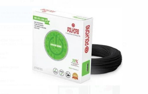 Polycab Black 1.50sqmm Pvc Insulated Copper Wire With 90 Meter Length