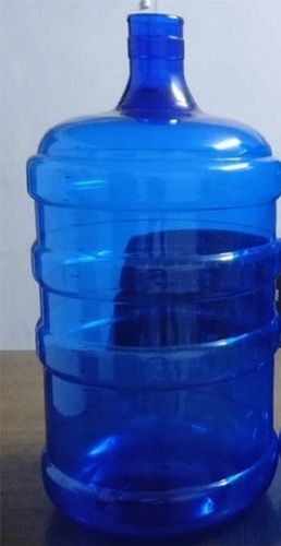 Standard Size Blue Plastic Round Drinking Water Packaged Jar, Capacity: 20 L