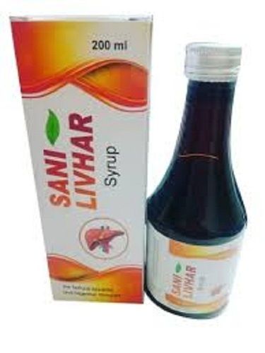 100% Natural Herbal Sani Livhar Syrup, Net Vol. 200ml