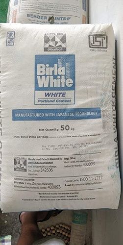 Acid-Proof Durable And Long Lasting High-Grade Premium Quality Birla White Cement