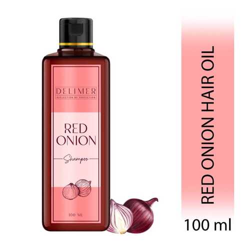 Red Onion Hair Shampoo With Hair Oil 100 Ml Bottle For Smoth Hair Shelf Life: 3 Months