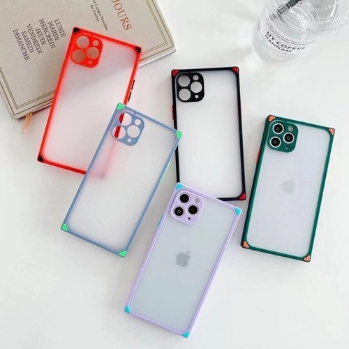 Scratch And Crack Resistant Lightweight Colorful Transparent Mobile Back Cover - Polycarbonate Material, Custom Fit Design , Protects Against Scratches and Impacts