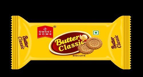 Sweet Home Butter Crispy And Crunchy Delicious Taste Round Classic Biscuits Fat Content (%): 12 Percentage ( % )