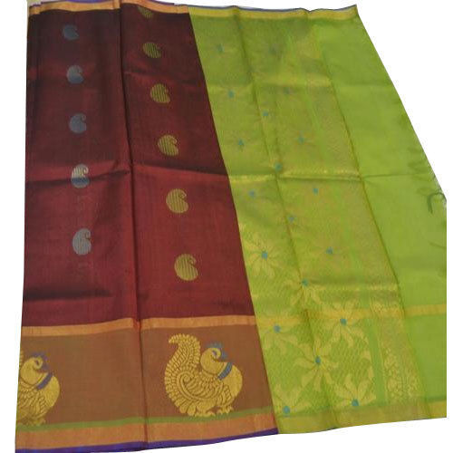 Beautiful Side Butta Ladies Saree With Blouse Piece Set For Casual Wear