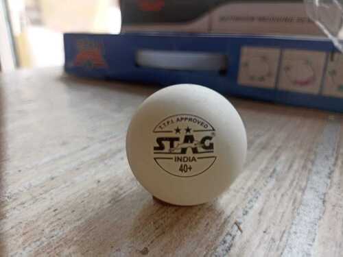  Durable Easy To Clean And Table Tennis Ball In White Colour