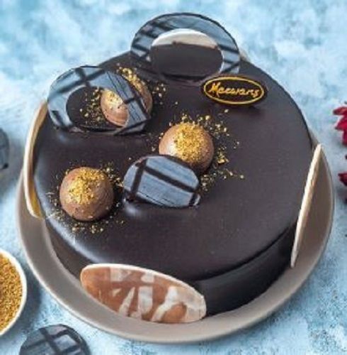 Creamy And Delicious Chocolate Mousse Cake With Chocolates Topping 