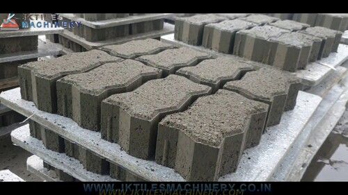 Grey Color Interlock Paver I Shape Paving Blocks, For Pavement, Dimensions: 225 X175 X 60mm