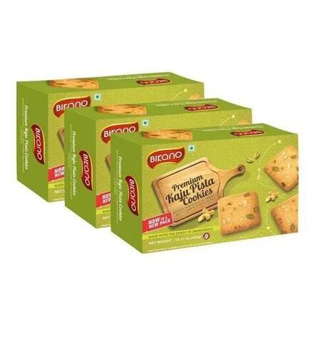 Kaju Pista Cashew Cookie 400 G Pack Of 3 Fat Content (%): 5 Grams (G)