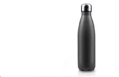 Lightweight Sturdy Recyclable Durable Reusable Black Color Water Bottle