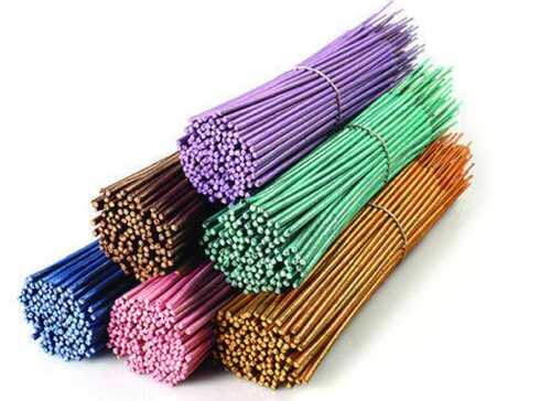 Machine Made Round Colored Incense Stick Agarbatti For Occasion Burning Time: 5 Minutes