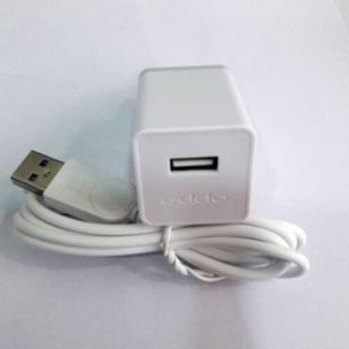 Oppo Mobile Charger With 3amp Ampere , White Colour
