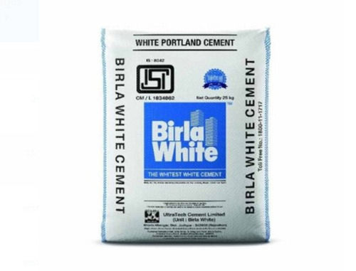 25 Kilogram Industrial Grade Corrosion Resistance Birla White Portland Cement