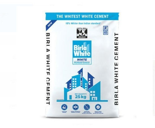 25 Kg Birla White Cement For Sheathing Walls, Floors And Roofs Construction Initial Setting Time: 30 Minutes