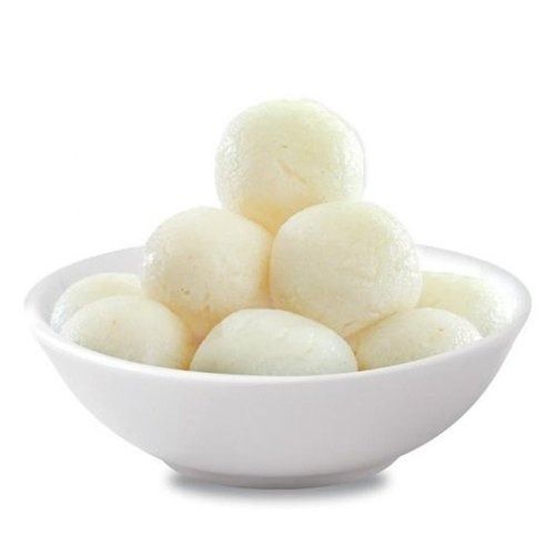 Fat 5 Gram Made Of Milk And Sugar Syrup White Round Rasgulla Sweet 