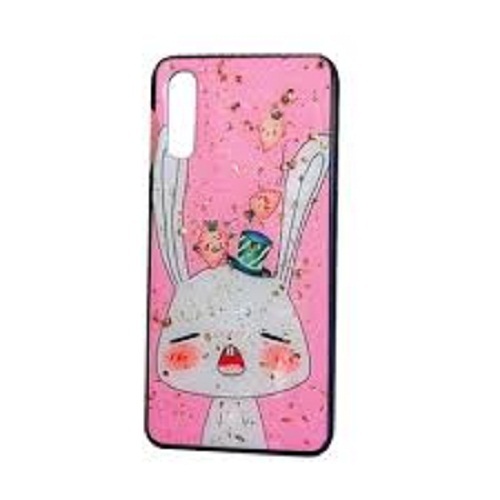 Printed White And Pink Colour Mobile Cover - Plastic, Fits 1.65-1.80 Inch Screens | Adorable Design with Motivational Quote and Great Grip