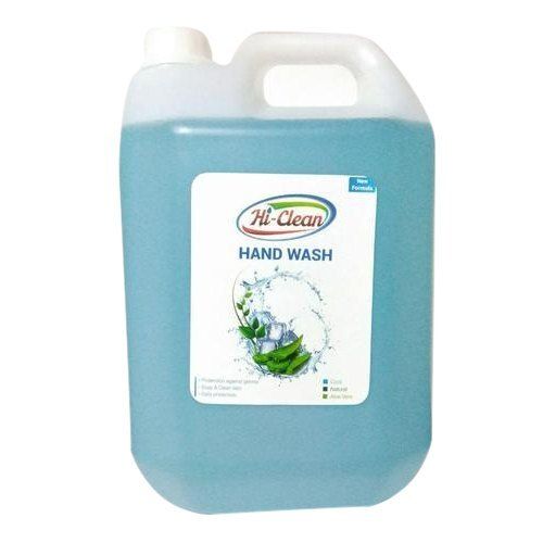 Sky Blue Liquid 8-9 Ph Hi-Clean Hand Wash With Natural Ingredients 