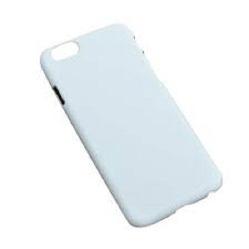 White Plastic Mobile Cover - 1.65, 1.80 Screen Size , Sturdy Yet Soft Material for Protection Against Bumps and Scratches