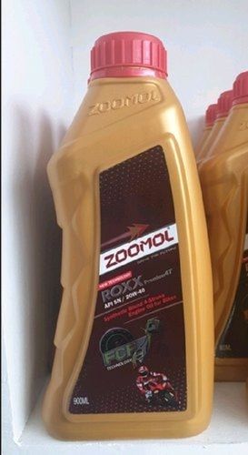 Light Brown 4 Stroke Motorcycle Zoomol 20W-40 4T Sn Bike Engine Oil, Packaging Type: Can