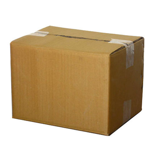 Paper 6-10 Mm Thickness Narrow Brown Color Goods Packaging Corrugated Box