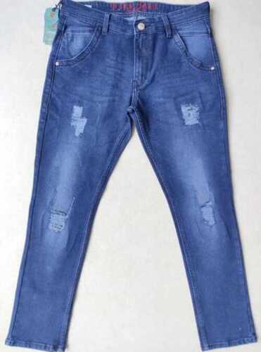 Ankle Fit Blue Kites Tone Comfortable Classy And Stylish Denim Jeans