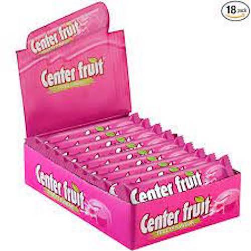 center fruit chewing gum