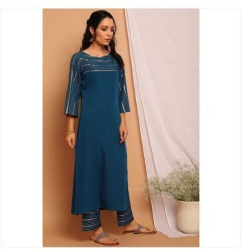 Comfortable Latest Design Perfect Size Dazzling Look Fancy Rayon Ladies Kurti  Bust Size: 36 Inch (In)