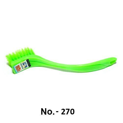 Customized Long Handle Cleaner Plastic Yellow Wash Basin Brush - Plastic Material Ergonomic Design Ideal for Bathroom Use Durable for Long-lasting Performance