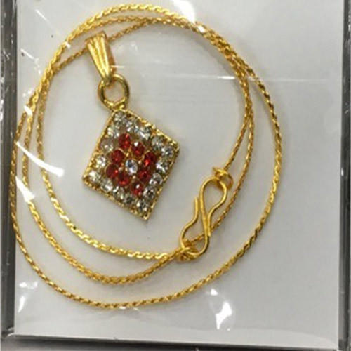 Designer Golden Color Jewellers Artificial Pendant For Occasion Wear