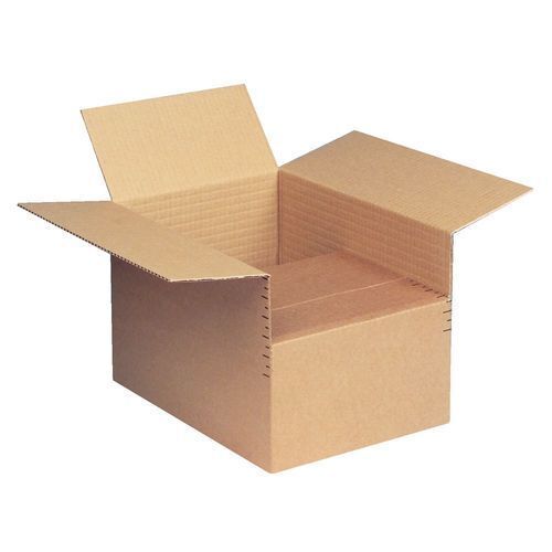Internally Wrap And Rectangular Shape Brown Corrugated Packaging Box