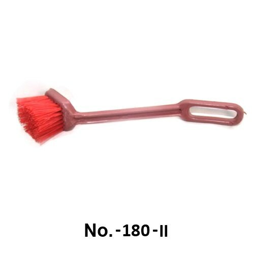 Plastic Premium Quality Easy To Use Handle Pink Wash Basin Brush
