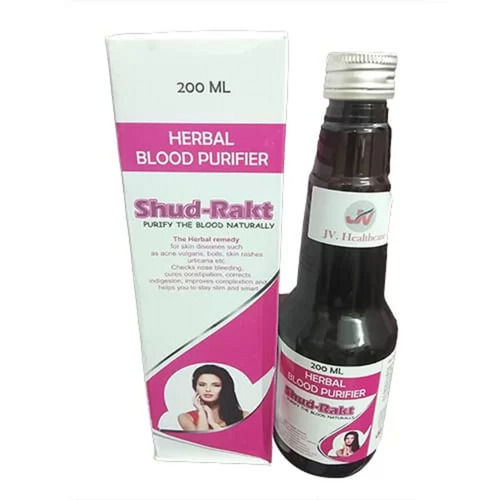 Shud-Rakt Herbal Blood Purifier, 200 Ml Pack Age Group: For Adults