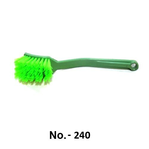 Dish Brush - Plastic Material Long Handle Design | Ideal for Dishes and Sink Cleaning