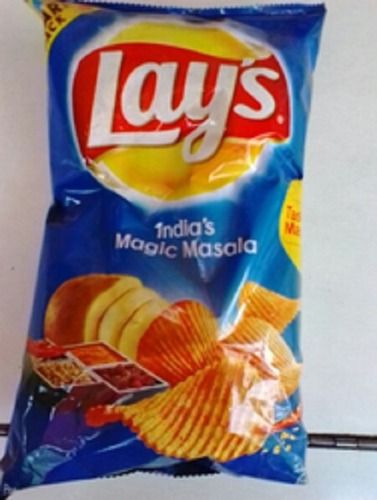 Tasty Crispy And Crunchy Lays Potato Magic Masala Chips For Evening Time Snack