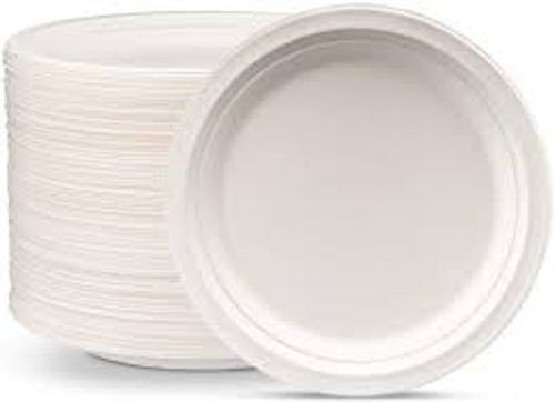 White 100% Compostable 9 Inch Heavy-Duty Plates Eco-Friendly Disposable Sugarcane Paper Plates