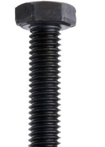 Black Milled Head Stainless Steel Ms Hex Bolt For Construction Usage Standard: Industries