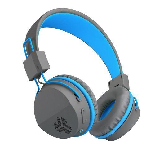 Blue With Grey Wireless Bluetooth Headphone