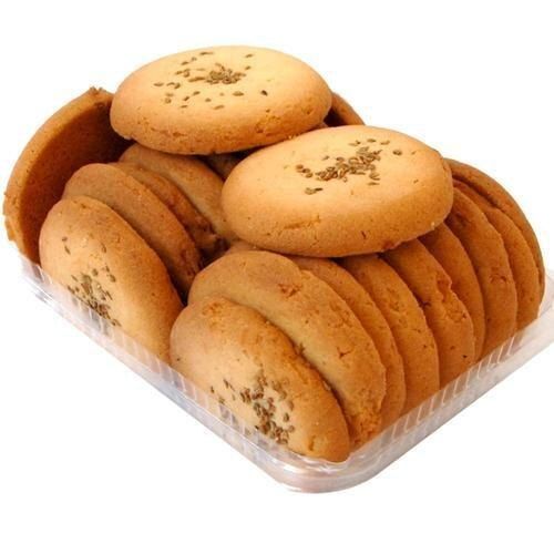 Crispy, Crunchy, Salty And Delicious Ajwain Flavor Bakery Biscuits With Low Fat