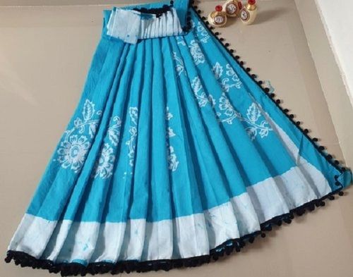Designer Blue 100% Pure Party Wear Length 6.3 Meter Saree For Women