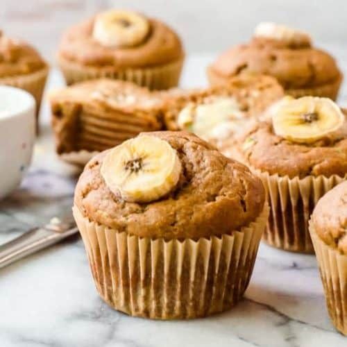 Healthy Delicious Nutritious Sweet Tasty Banana Muffins 