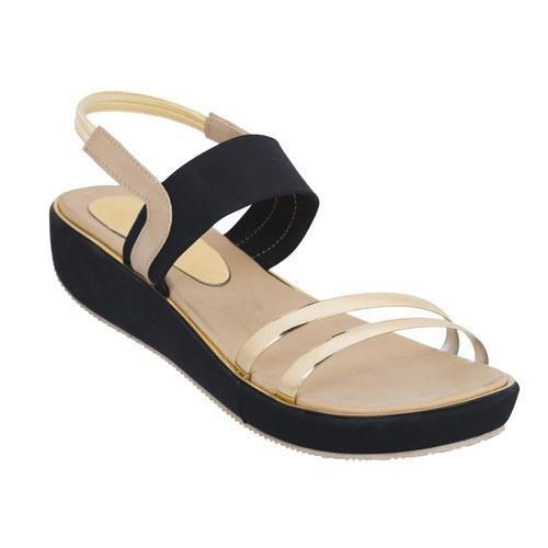 Black Gray Flat Womens Sandals - Movin Air Shoes