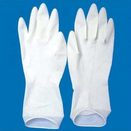 Acrylic White Color Disposable Hand Gloves Use In The Kitchen, Bathroom